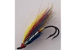 BestCity Fly Fishing Salmon Flies SILVER DOCTOR Doubles sizes 4-10 Pack of 8 flies PACK #164