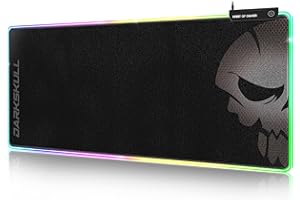 SPIRIT OF GAMER Duża podkładka pod mysz dla graczy XXXL RGB (900 x 400 mm) + 4-portowy koncentrator USB w zestawie | 12 trybów podświetlenia | Gumowa antypoślizgowa podstawa | Ergonomiczna, podświetlana mysz do gier