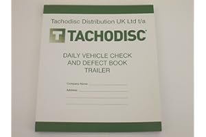 TACHODISC 10 Driver Daily Vehicle Check And Defect Book for Trailers(T20TRL) HGV(Tachograph)
