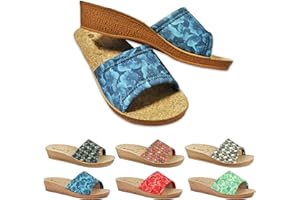 MATTIOLI ciabatte donna a fascia suola in sughero Inblu STEVIA