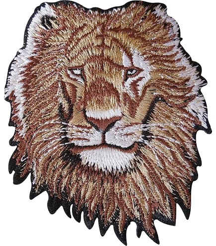 ELLU White Black Panther Patch - 9,5 X 6,8 Cm, Gesticktes Abzeichen Zum Aufbügeln Oder Annähen Auf T-Shirt, Jacke, Jeans