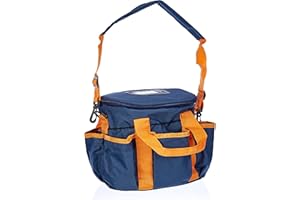 Kerbl Sac de nettoyage bleu foncé/orange