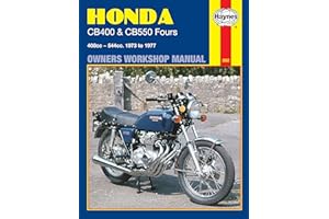 HAYNES Honda 400 and 550 Fours 408cc 544cc 1973 Onwards Owner's Workshop Manual (Motorcycle Manuals)