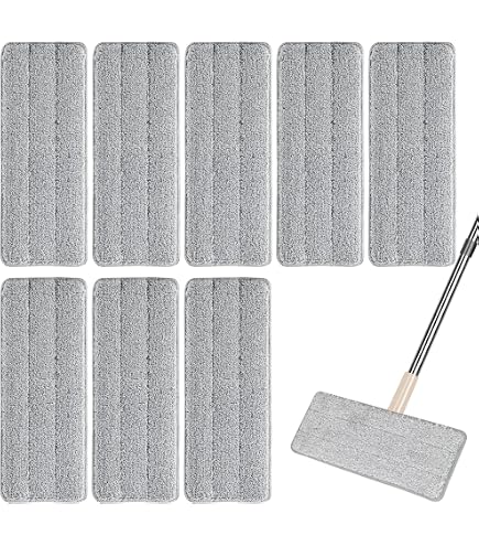 6 pezzi di panni di ricambio per mocio, panni in microfibra per mocio, copertura di pulizia di ricambio 33*12 cm | Leroy Merlin