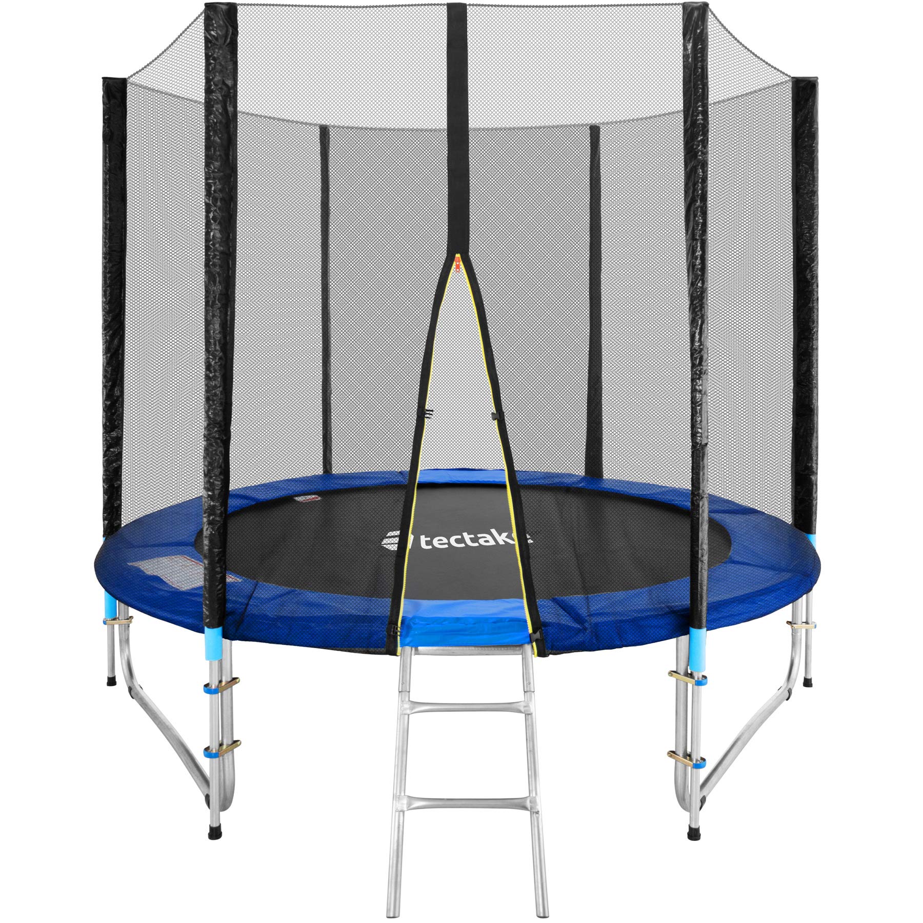 tectake-Trampoline-de-Jardin-Set-Complet-avec-Filet-de-Scurit-et-chelle-diverses-Tailles-au-Choix