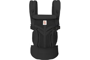 Ergobaby Baby Carrier Omni 360 Cool Air Mesh, 4-Positions for Newborn to Toddler (0-3 yrs), Ergonomic Child Carrier & Backpac