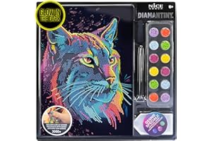 DIAMANTINY Lince Pop II - Maluj według numerów, kolor zwierzęcia, 21 x 29,7 x 0,3 cm, 96025