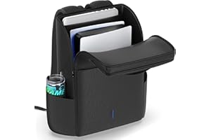 Rysker Rucksack für PS5 / Slim / Pro-Konsole, voller Schutz PS5 Tasche, große Kapazität PS5 Reisetasche für Dual Controller, PS Portal, Laptop, Spielkarten, PS5 Rucksack mit 3 Kabel Tasche Schwarz