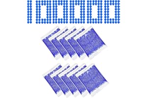 HYNXM Gel Balls, 7–8 mm Gel Balls, 100000 Blau Perlen, Wasserperlen für Vasen, Pflanzen Füllstoff und Deko