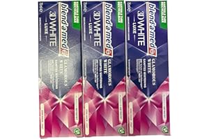 Blend-a-med Pasta do zębów 3D White Luxe Glamorous White - słodka mięta, 75 ml - 3 sztuki