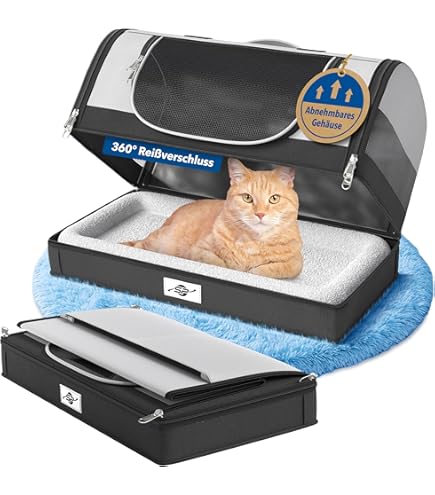 Catit Pet Cargo Cabrio Dyretransport I Blu00e5/gru00e5, 51x33x35cm