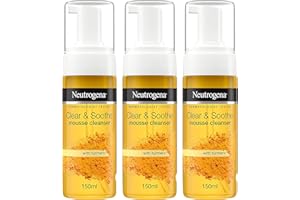 Neutrogena Mousse nettoyante Clear and Soothe - 141,7 g (lot de 3)