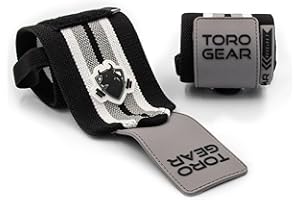 TORO GEAR - Muñequera Cross-Training & Halterofilia con Velcro Ultra Fuerte - Wrist Wrap -Muñequera Gym para Kettlebell, Musculación y Culturismo, Accesorios para Gimnasio - Soporte máximo