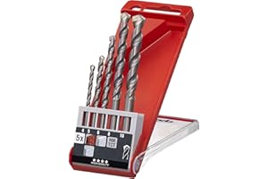 KWB 49039500 - Juego 5 brocas para piedra 4-10 mm