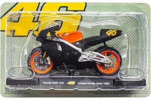 OPO 10 - Moto 1/18 de Il Dottore V.Rossi, Riproduzione Compatibile con Honda NSR 500-1° Prova Honda Jerez 1999 - VR029
