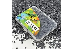 CARSILERS Carré Perles de Peinture Diamant 3799,Diamond Painting de Rechange pour Forets Manquants,Perles de Remplacement Rechange pour Pierres Précieuses,Perles à Broder,3500 Pièces