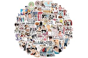 Fancico One Direction Aufkleber Pack - Laptop & Auto Aufkleber, Vinyl Variety Pack für Jugendliche & Erwachsene