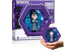 WOW! PODS 4D Wednesday Addams Nevermore Uniform | Connectable Collectable Bobble-head figure that Bursts from their World into Yours | Wall or Shelf Display | Wednesday Addams Toys and Gifts | No. 496