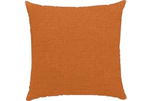 chilly pilley Dekokissen Kopfkissen Zierkissen Sofakissen Kleines Garten Kissen Couchkissen Gartenkissen Indoor Outdoor Lounge Dekoratives 2X 60x60 cm Orange