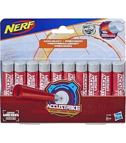 Nerf Mega Motostryke - Pistolet Mitrailleur à Fléchettes, Jouet Hasbro, Multicolore