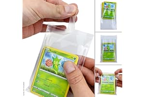 Arkero-G® 100 worków Team Bags 86 x 114 mm Resealable Card Sleeves - zamykane koszulki na karty np. do Magic, Pokemon, Match Attax, Panini karty kolekcjonerskie