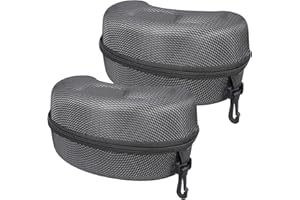 ABOOFAN 2PCS Ski Goggles Case Storage Cycling Eyewear Case Ski Goggles Box with Zipper for Men and Women