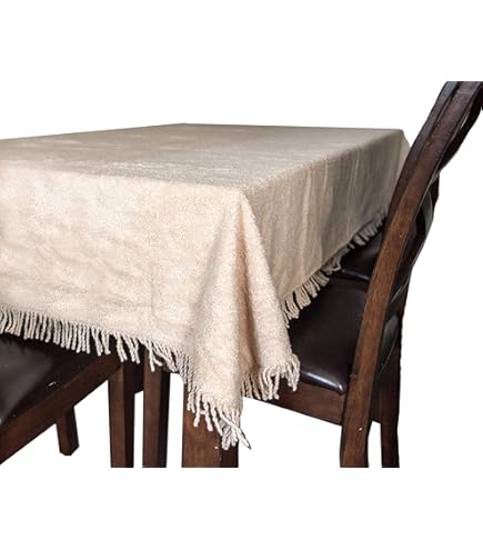 Indian Block Print Tablecloths - 100% Cotton, Rectangular | Saffron Marigold