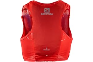Salomon Adv Hydra Vest 4 Chaleco para correr con Flask incluido Unisex, Comodidad y estabilidad, Rápido acceso a la hidratación, Simplicidad