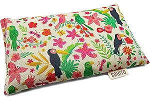 Bouillotte Micro-onde - Coussin Chauffant Micro onde - Bouillotte Noyau de Cerise - Bouillotte Grain de Lin - Bouillotte Seche (25x15 cm) Blé et Lavande