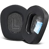 EWEC Logitech G733 / G535 / G335 ile Uyumlu Soğutucu Jel Kulaklık Pedi - İpeksi Serin Kumaş &amp; Hafızalı K&ouml;p&uuml;k (Memory Foam) Ku