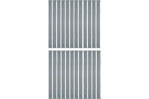 ‎YOUR DAY MATE Wieszak na ręczniki do szycia, 24 sztuki, 150 x 12 mm, w kolorze szarym, z bawełny, zawijane i zszyte końce, zestaw wieszaków na ręczniki do naczyń, ręczniki, szmatki, dekoracje, kemping