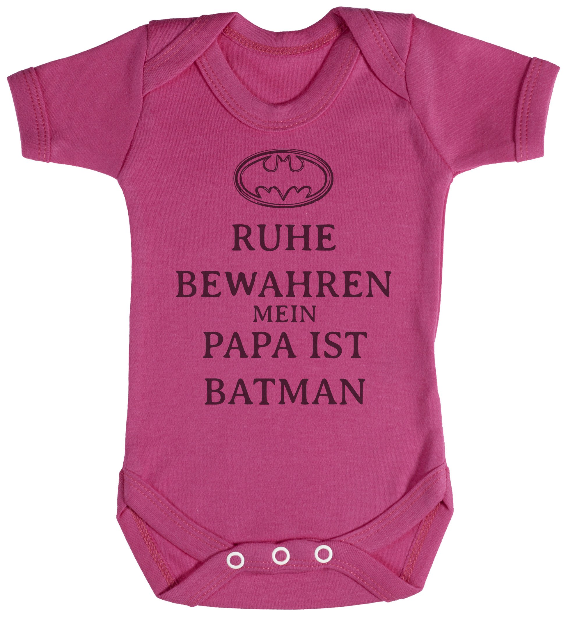 TRS-Ruhe-Bewahren-Batman-Baby-BodysStrampler-100-Baumwolle