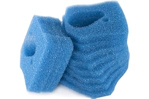 LTWHOME Sin marca Esponja de prefiltrado Gruesa de Color Azul de reemplazo para Eheim Professional Pro 3 250, 250T, 350, 350T, 600/ Ultra G Pro 3 Filter 2071,2073,2075 y Eheim Pro 3e 350/2074 (12 Piezas)