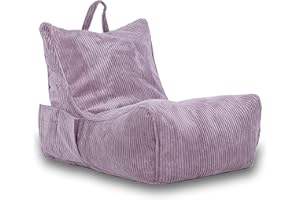 ‎ECOPUF Ecopuf Sitzsack Cord - Sitzsäcke - Bean Bag - Sitzsack mit Füllung zum Kinderzimmer und zum Wohnzimmer - für Erwachsene und Kinder