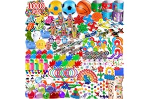 nicknack Party Bag Fillers for Kids, Pinata Fillers, 1000PCS Party Favour Toy Assortment for Boys Girls Children Stocking Fillers Lucky Dip Prizes