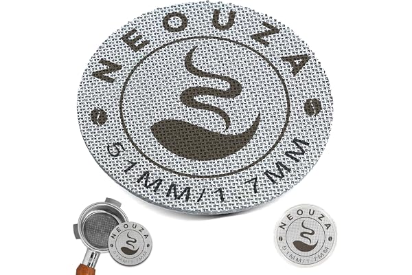 NEOUZA Passoire à expresso réutilisable en acier inoxydable de 51 mm d'épaisseur de 1,7 mm d'épaisseur de 150 μm pour filtre à café de barista