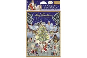 Heidel – Nostalgisk adventskalender – adventskalender choklad – 24 x helmjölkchoklad – 24 dörrar, 75 g
