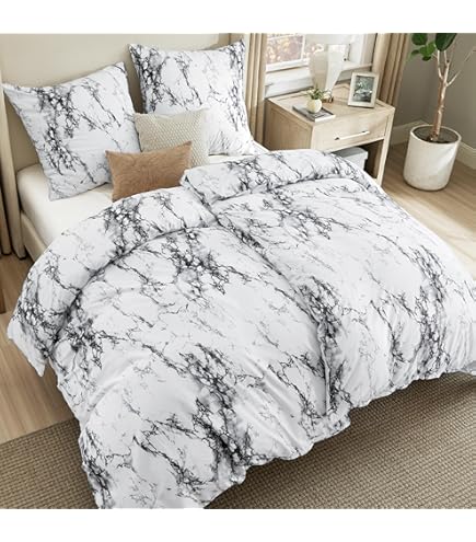 Luowei Beddengoed 155 x 220 cm rode roos bloemen patroon dekbedovertrek