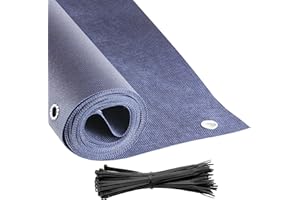 COVER IT. Balkon Sichtschutz Ohne Bohren Balkonsichtschutz Blau mit Ösen 105 x 400 cm Sichtschutz Balkon Ohne Bohren - Sichtschutz für Balkon Terrasse - Sichtschutz Balkongeländer