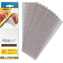 Mirka Roundy Hand Sanding Kit – Block With Dust Extraction, 4m Hose & 15 Abranet Discs (150mm, P120-P240)