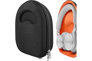 Geekria Etui ochronne na słuchawki kompatybilne z Bang & Olufsen Beoplay H95, H9i, H9, H8, H8i, H6, H4, H2, zapasowa twarda obudowa podróżna z miejscem na kable (czarne)