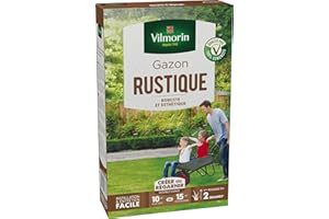 Vilmorin Gazon Rustique Boite 250 g, Vert