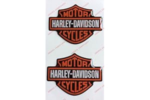 Adesivi Compulsivi - Adhesivos resinados con el emblema/logotipo de Harley Davidson con efecto 3DPara depósito o casco.