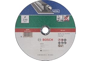 Bosch Accessories 2609256319 Disque à tronçonner à moyeu déporté pour Métaux Diamètre 230 mm Diamètre d'alésage 22/23 Epaisseur 3 mm