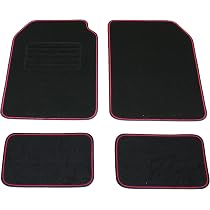 Tapis De Sol Voiture 4 Pièces DBS (avant+arrière) - Noir, Antidérapant, Moquette Aiguilletée 450g/m², Universel