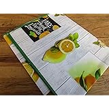 Tovaglia Rettangolare in Plastica 100% Impermeabile Disegno LIMONI In Tutte le Misure...MADE IN ITALY Novita' 2022!!!! (140x1