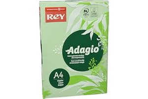 REY Adagio A4 160gsm Card - Bright Green (Pack of 250),201.1212