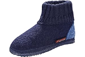 Giesswein Hüttenschuhe Kramsach Kids - Kinder Hausschuhe für Mädchen & Jungen, rutschfeste Filz-Pantoffeln
