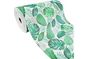 DECOMEISTER Mata łazienkowa podłogowa chodnik antypoślizgowy spienione PCW łazienka pralnia WC miękka podkładka przeciwpoślizgowa do jogi dywanik pod prysznic 65x150 cm Monstera