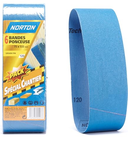 Lot De 30 Bandes Abrasives 457 X 75 Mm – Grain Mixte 60, 80, 120 – Oxyde D’Aluminium – Pour Ponceuse Hitachi, Makita, Bosch, Black & Decker